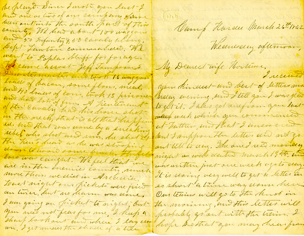 March 26, 1862 | OSU eHistory